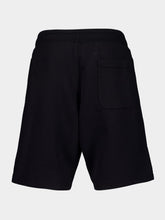 Ami Paris Black Dye Heavy Loopback Shorts
