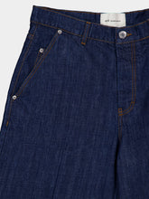 Ami Paris Indigo Loose Denim Shorts