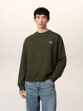 Ami Paris Loden Green Cotton Sweatshirt