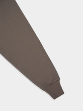 Ami Paris Grey Zip-Up Sweatshirt with Tonal Patch