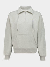 Ami Paris Grey Cotton Ami De Coeur Sweatshirt