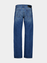 Ami Paris Blue Cotton Large Fit Jeans