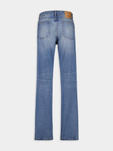 Ami Paris Used Blue Cotton Classic Fit Jeans