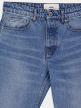Ami Paris Used Blue Cotton Classic Fit Jeans
