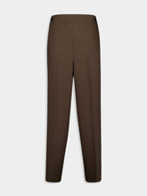 Ami Paris Olive Green Wool Sailor Trousers