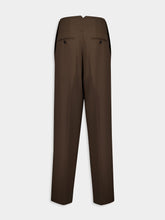 Ami Paris Olive Green Wool Sailor Trousers