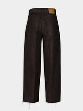 Ami Paris Anthracite Cotton Corduroy Large Fit Trousers