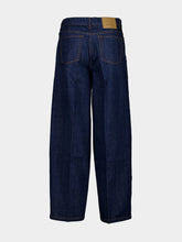 Ami Paris Blue Cotton Balloon Fit Jeans