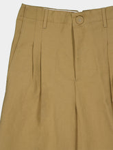 Ami Paris Mastic Beige Carrot-Fit Trousers