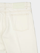 Ami Paris White Parisian-Fit Cotton Jeans