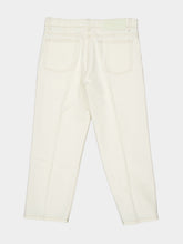 Ami Paris White Parisian-Fit Cotton Jeans