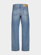 Ami Paris Used Blue Classic-Fit Cotton Jeans