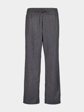 Ami Paris Grey Elasticated-Waist Wool Gabardine Trousers