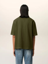 Ami Paris Loden Green Oversized Cotton T-Shirt