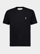 Ami Paris Black Ami De Coeur Cotton T-Shirt