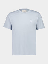 Ami Paris Blue Ami de Coeur Cotton T-Shirt