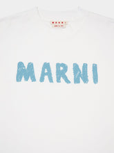 Marni White Logo Printed Crewneck T-Shirt