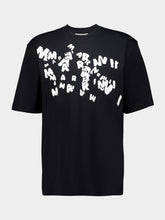 Marni Black Cotton T-Shirt with Caos Logo