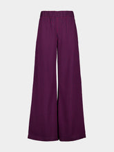 Paula Hydrilla Graphe Hand-Woven Striped Pants