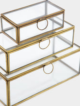 Madam Stoltz Glass Storage Boxes