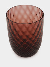 Nasonmoretti Violet Optic Twisted Idra Water Glass