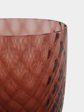 Nasonmoretti Violet Optic Twisted Idra Water Glass