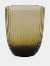 Nasonmoretti Brown Rigadin Idra Water Glass