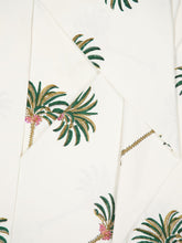 Les Ottomans Handprinted Round Cotton Tablecloth