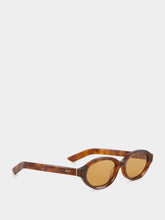 Retrosuperfuture Parola Havana Diversa Round Sunglasses
