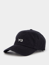 Embroidered Black Logo Cap