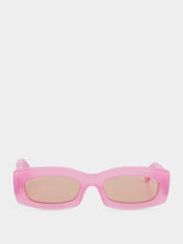 Retrosuperfuture Zaga Pink Rectangular Sunglasses