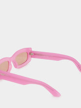 Retrosuperfuture Zaga Pink Rectangular Sunglasses
