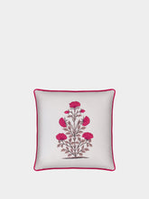 Les Ottomans Hand Embroidered India Cushion