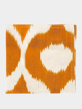 Les Ottomans Ikat Print Cotton Napkin
