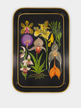 Les Ottomans Handpainted Flora Botanical Iron Tray