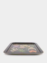 Les Ottomans Handpainted Flora Botanical Iron Tray