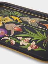 Les Ottomans Handpainted Flora Botanical Iron Tray