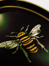 Les Ottomans Fauna iron tray Bee 33cm