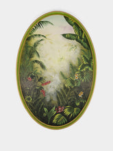 Les Ottomans Handpainted Jungle Iron Tray