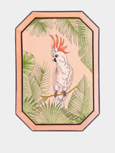 Les Ottomans Fauna Iron Tray Catatoo 43cm