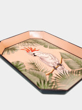 Les Ottomans Fauna Iron Tray Catatoo 43cm