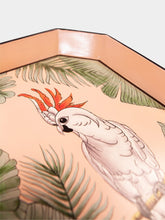 Les Ottomans Fauna Iron Tray Catatoo 43cm