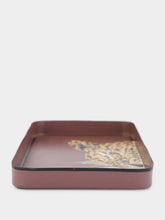 Les Ottomans Handpainted Left Leopard Tray