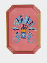 Les Ottomans Fauna Iron Tray Monkeys 43cm