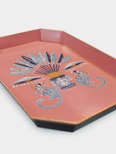 Les Ottomans Fauna Iron Tray Monkeys 43cm