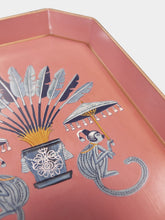 Les Ottomans Fauna Iron Tray Monkeys 43cm