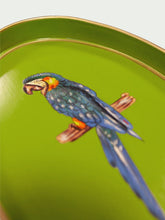 Les Ottomans Fauna iron tray Parrot 33cm