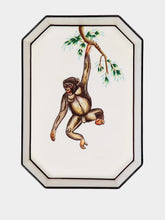 Les Ottomans Fauna iron tray Monkey 43cm