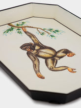 Les Ottomans Fauna iron tray Monkey 43cm
