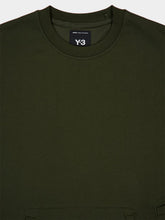 Y-3 Green Loose Crew Sweater